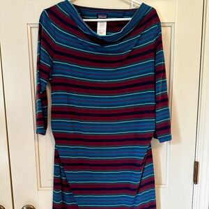 Patagonia Striped Cotton Dress size Large